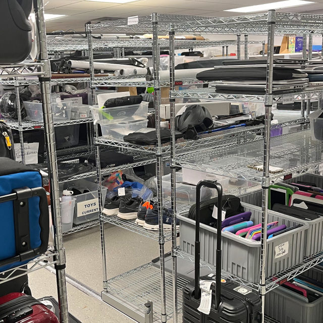 Inside Airport Lost & Found