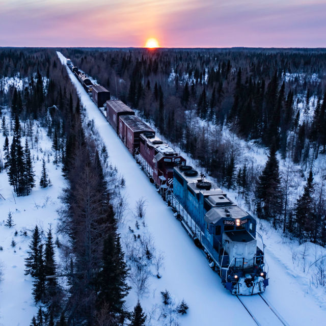 World's Greatest Train Journeys from Above