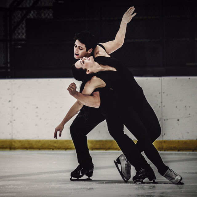 Tessa i Scott - taniec na lodzie