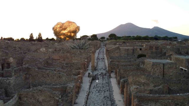 Lebombázni Pompeiit