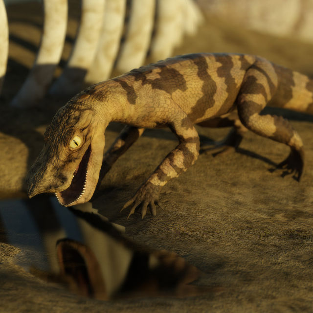 Da krokodiller spiste dinosaurer