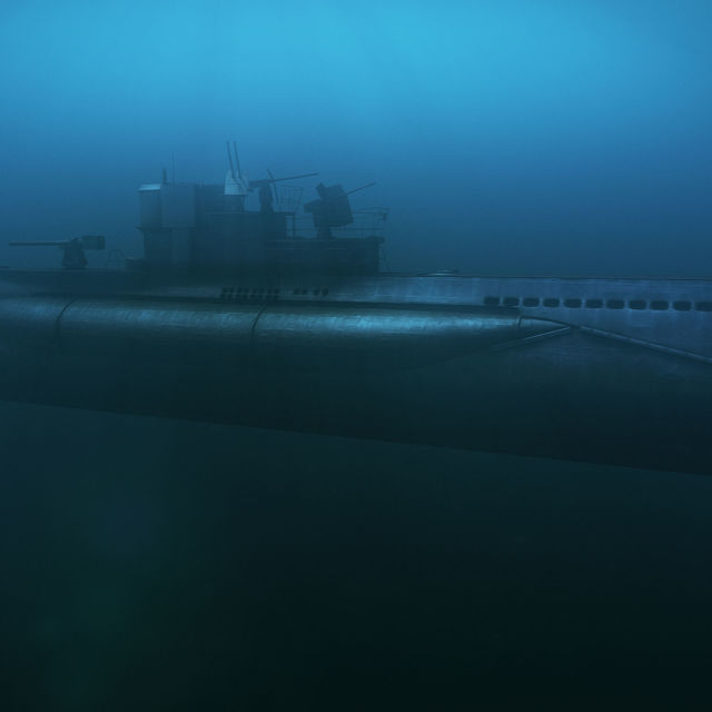 O Submarino Nazi Afundado