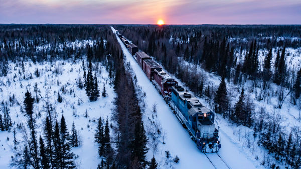 World's Greatest Train Journeys from Above